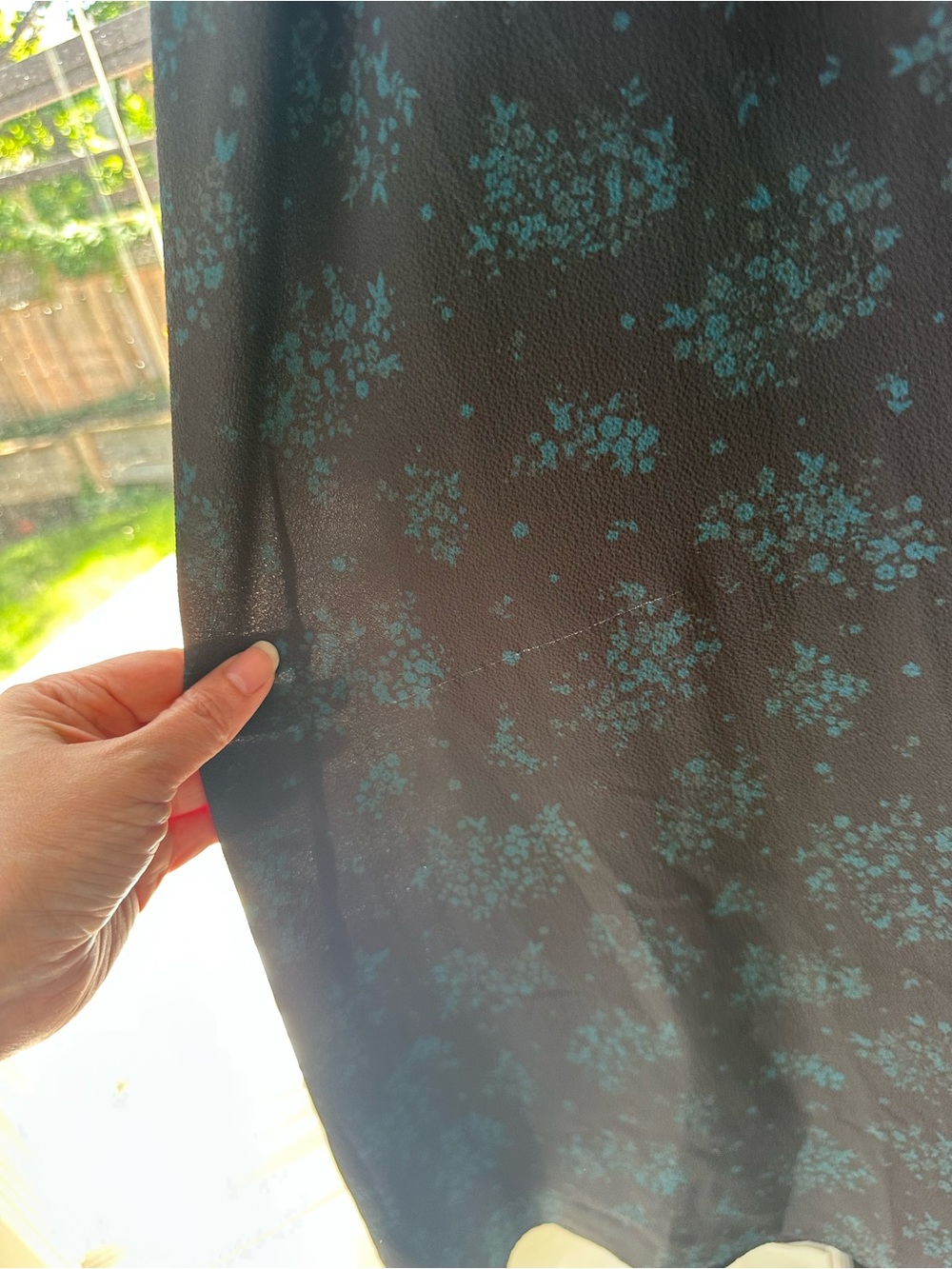 OAK + FORT Black Green Floral Ruffle Layered Spaghetti-Strap Midi Dress Size XS - Picture 12 of 13